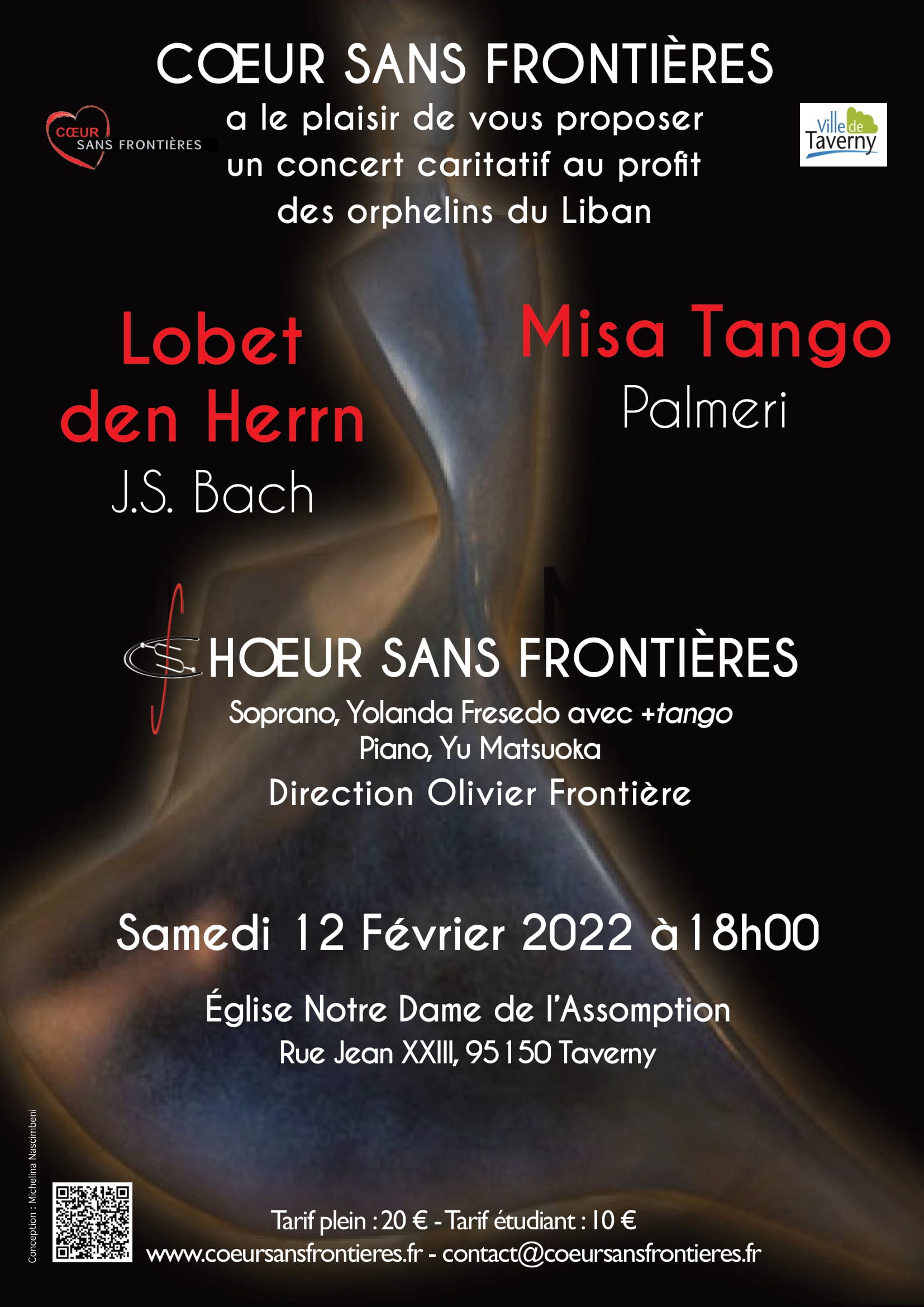 Affiche du concert de Taverny